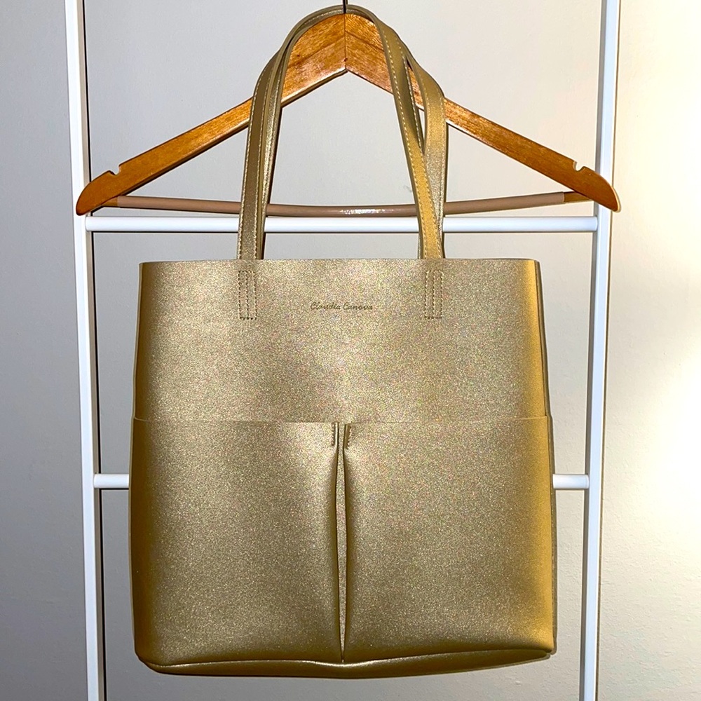 Claudia Canova Unlined Pocket Shopper Tote bag